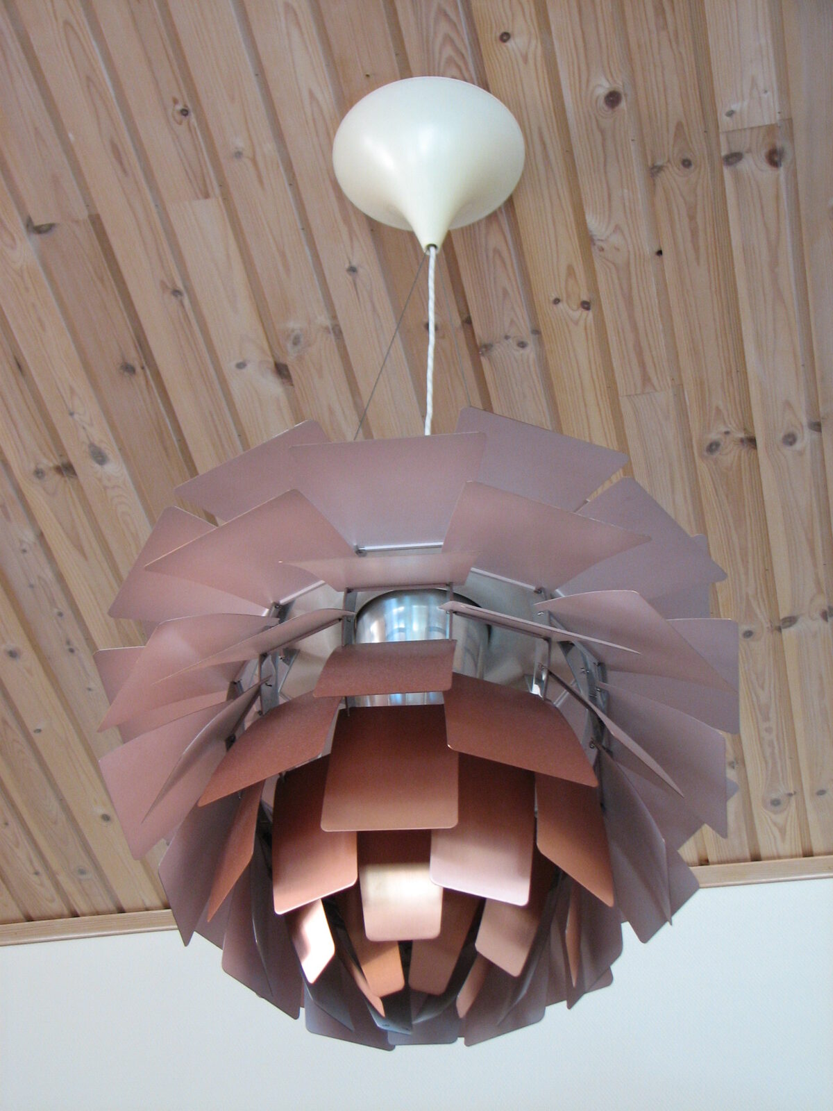 Lighting — the PH Artichoke, seventy-two leaves of brass